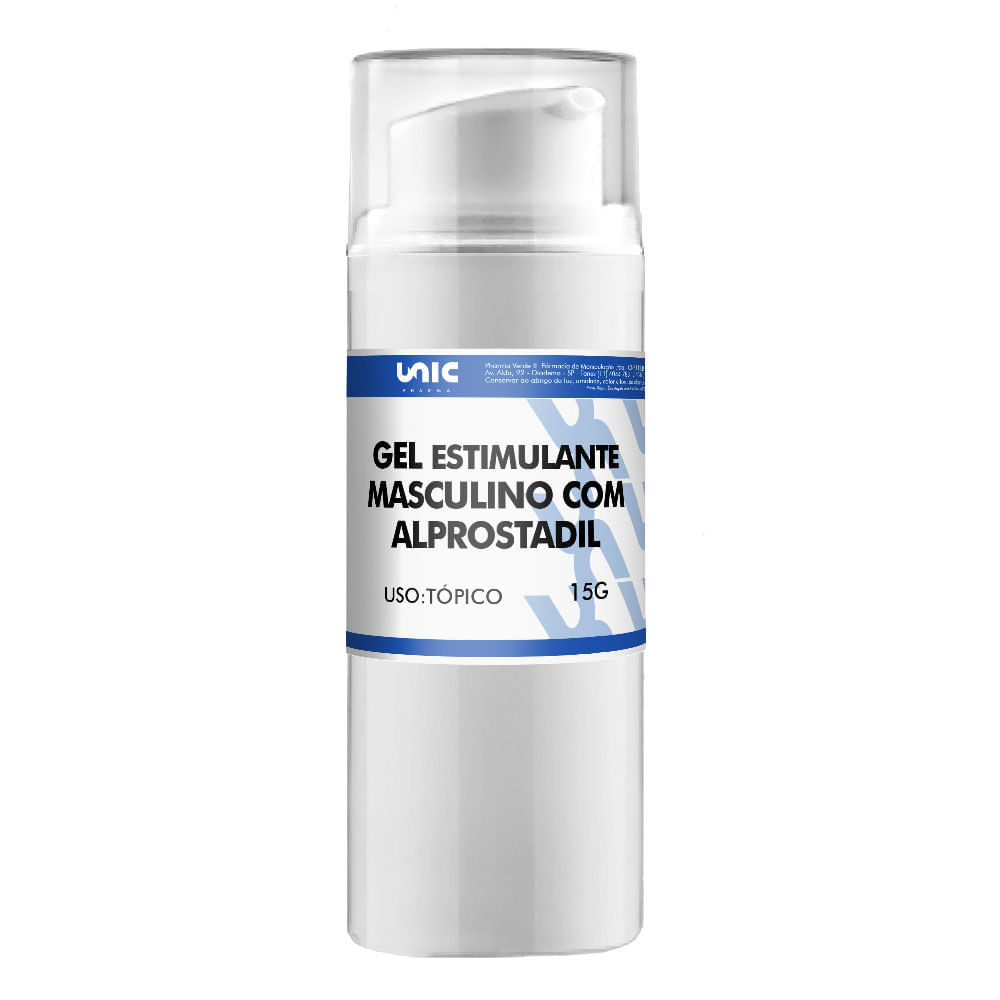 Gel Estimulante Masculino com Alprostadil - Drogarias Pacheco