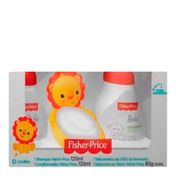 Kit Fisher Price Leão Shampoo 120ml + Condicionador 120ml + Sabonete 80g