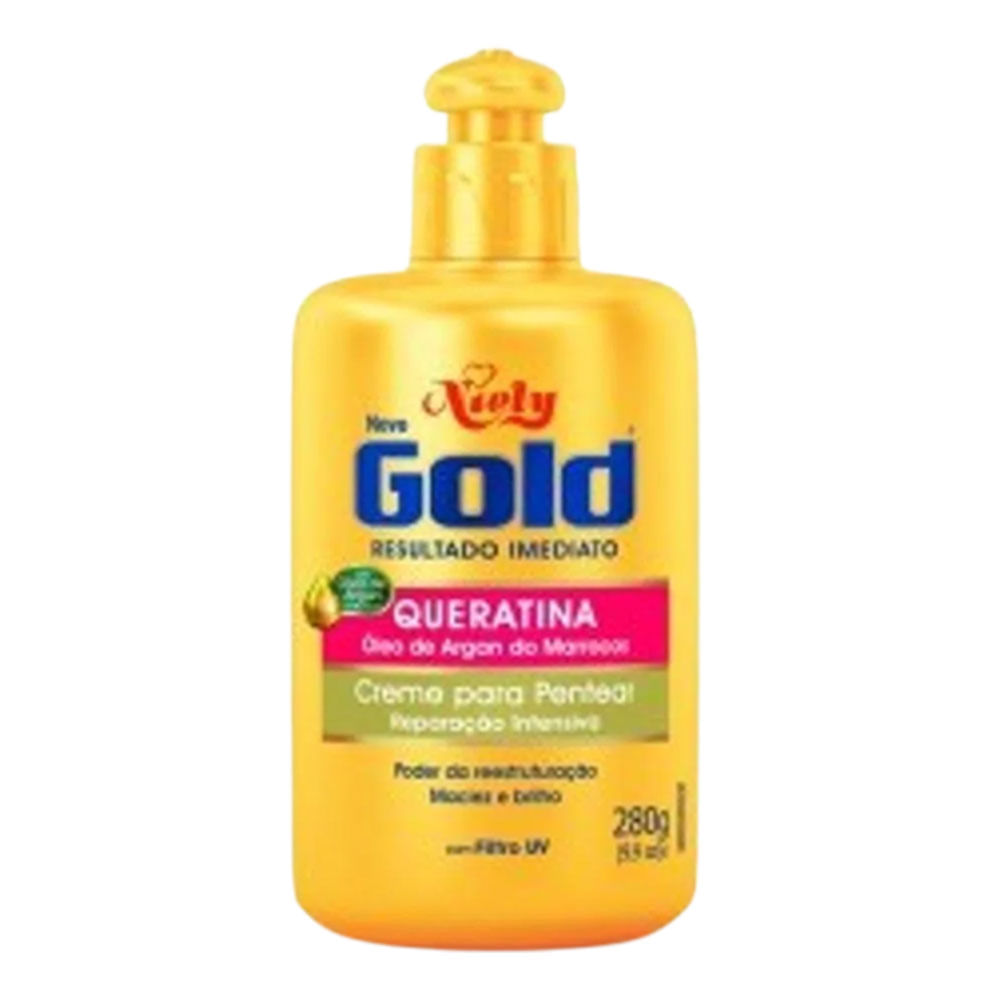 Creme Para Pentear Niely Gold Queratina 280g Drogarias Pacheco