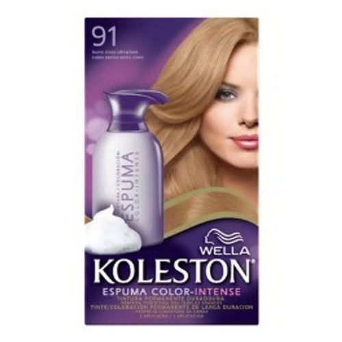 Tintura Koleston Espuma 91 Loiro Extra Claro Tintura Koleston Espuma 91 Loiro Extra Claro
