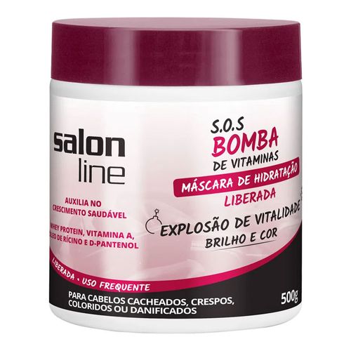 Máscara Hidratação Salon Line S.O.S Bomba de Vitaminas Liberada 500g