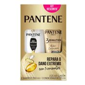 Kit Pantene Shampoo Hidro-Cauterização 350ml + Condicionador 3 Minutos Milagrosos 170ml
