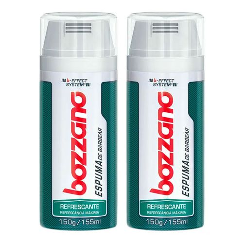 427950---espuma-de-barbear-bozzano-refrescante-150ml-2-unidades 427950---espuma-de-barbear-bozzano-refrescante-150ml-2-unidades