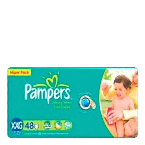 Fralda Descartável Pampers Total Confort Hiper Pack XXG 48 Unidades
