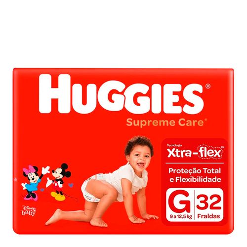 Fralda Descartável Huggies Supreme Care Feminina G 32 Unidades Fralda Descartável Huggies Supreme Care Feminina G 32 Unidades