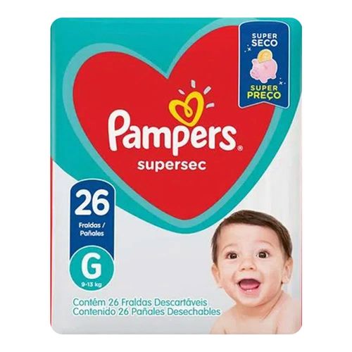 676390---fralda-pampers-supersec-g-26-unidades 676390---fralda-pampers-supersec-g-26-unidades