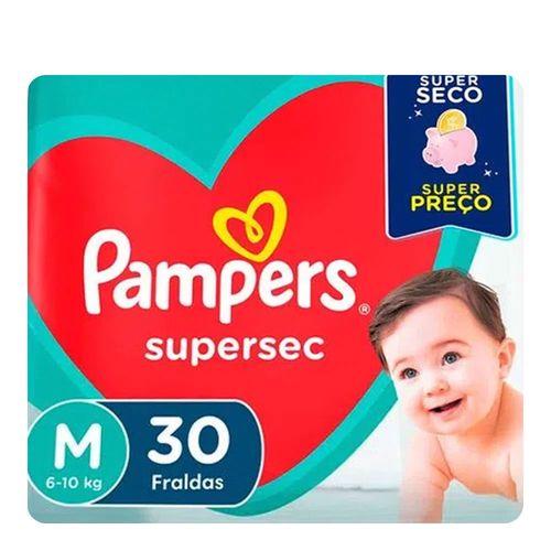 676381---fralda-pampers-supersec-m-30-unidades 676381---fralda-pampers-supersec-m-30-unidades