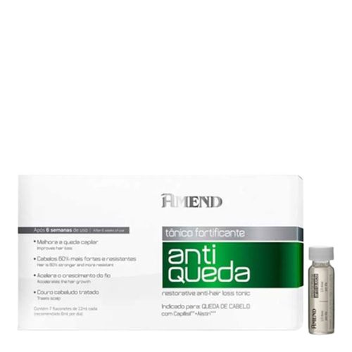 Kit Amend Ampolas de Tratamento Antiqueda 12ml 7 Unidades Kit Amend Ampolas de Tratamento Antiqueda 12ml 7 Unidades