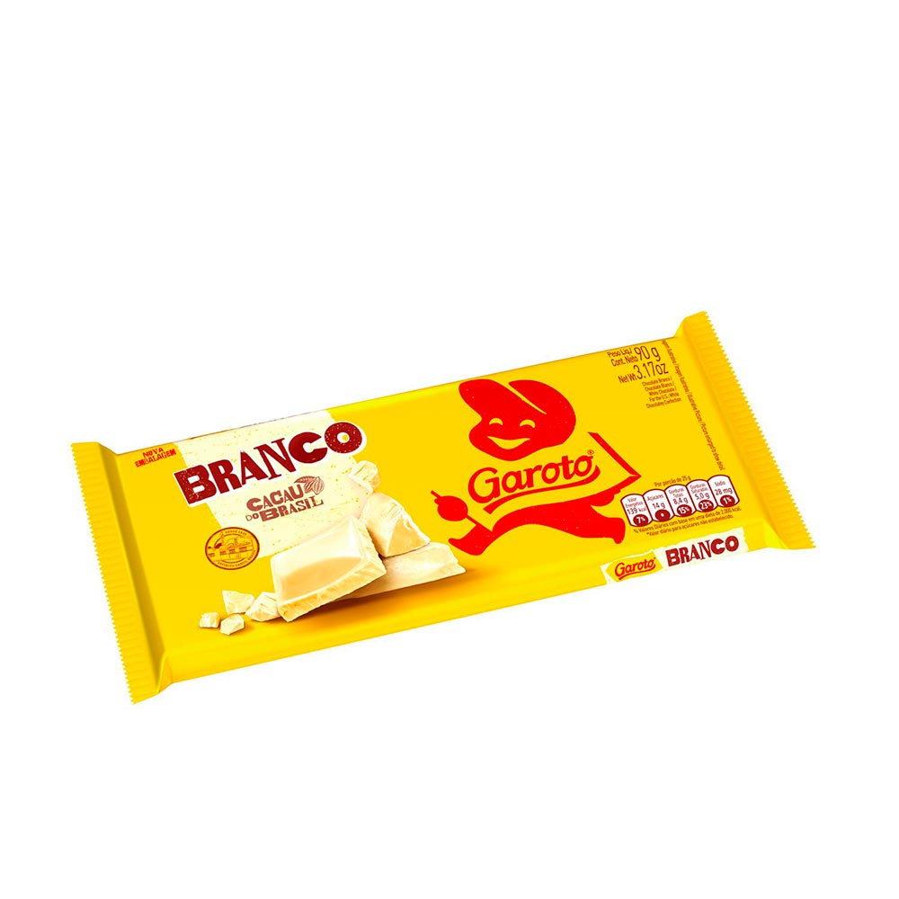 Chocolate Branco Garoto 90g - Drogarias Pacheco