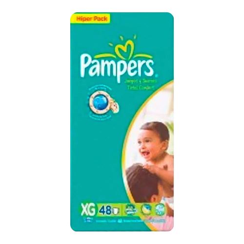Fralda Descartável Pampers Total Confort Econômica Extra Grande 48 Unidades