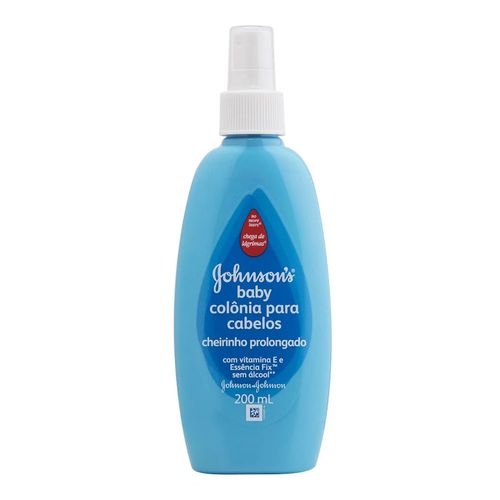 Colônia Johnson's Baby para Cabelos Cheirinho Prolongado 200ml Colônia Johnson's Baby para Cabelos Cheirinho Prolongado 200ml