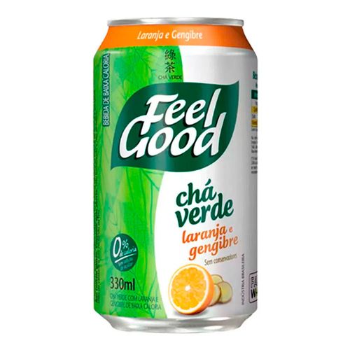Chá Verde com Laranja e Gengibre Feel Good 330ml Chá Verde com Laranja e Gengibre Feel Good 330ml