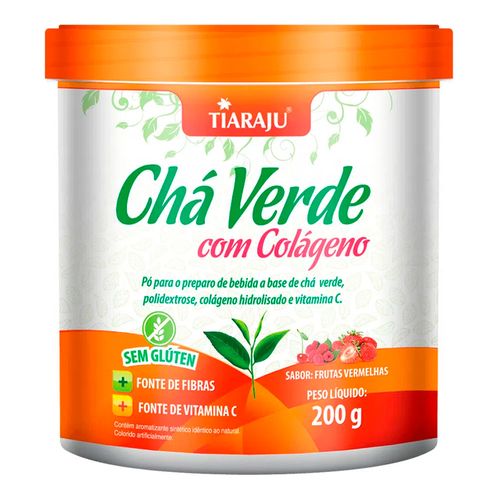 Chá Verde Frutas Vermelhas - Tiaraju - 200g