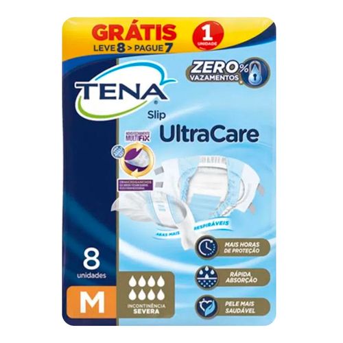 Fralda Geriátrica Tena Slip Ultra M 8 Unidades Fralda Geriátrica Tena Slip Ultra M 8 Unidades