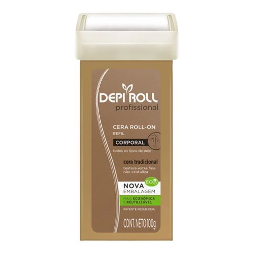 Cera Depilatória Corporal Tradicional Depi Roll Refil Feminina 100g Cera Depilatória Corporal Tradicional Depi Roll Refil Feminina 100g