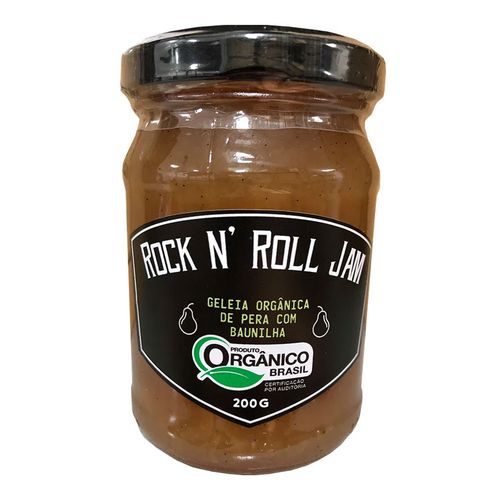 Geleia Orgânica de Pera com Baunilha - Rock N' Roll Jam - 200g Geleia Orgânica de Pera com Baunilha - Rock N' Roll Jam - 200g