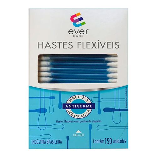 Hastes Flexíveis Ever Care Cartucho Com 150 Unidades Hastes Flexíveis Ever Care Cartucho Com 150 Unidades