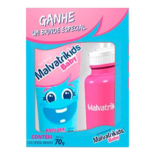 Kit Malvatrikids Baby Gel Dental Infantil 70g + Squeeze Kit Malvatrikids Baby Gel Dental Infantil 70g + Squeeze