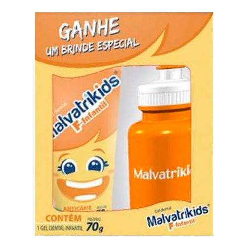 Kit Malvatrikids Creme Dental Infantil 70g + Squeeze Kit Malvatrikids Creme Dental Infantil 70g + Squeeze