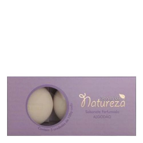 Kit Sabonete em Barra Seivas da Natureza Algodão 100g - 3 unidades Kit Sabonete em Barra Seivas da Natureza Algodão 100g - 3 unidades
