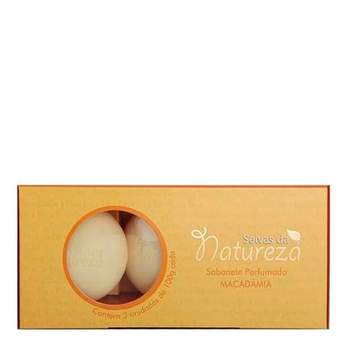 Kit Sabonete Seivas da Natureza Macadâmia 100g 3 Unidades Kit Sabonete Seivas da Natureza Macadâmia 100g 3 Unidades