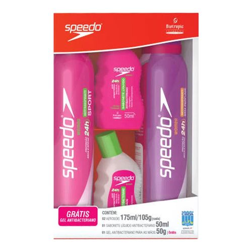 Kit Speedo Women 2 Desodorantes + Sabonete Líquido