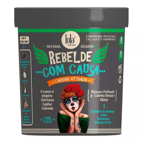 Máscara de Tratamento Lola Rebelde com Causa 430g Máscara de Tratamento Lola Rebelde com Causa 430g