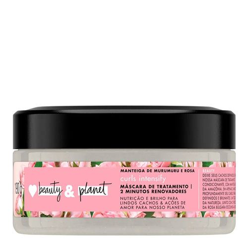 Máscara de Tratamento Love Beauty And Planet Curls Intensify Manteiga de Murumuru e Rosa 190g Máscara de Tratamento Love Beauty And Planet Curls Intensify Manteiga de Murumuru e Rosa 190g