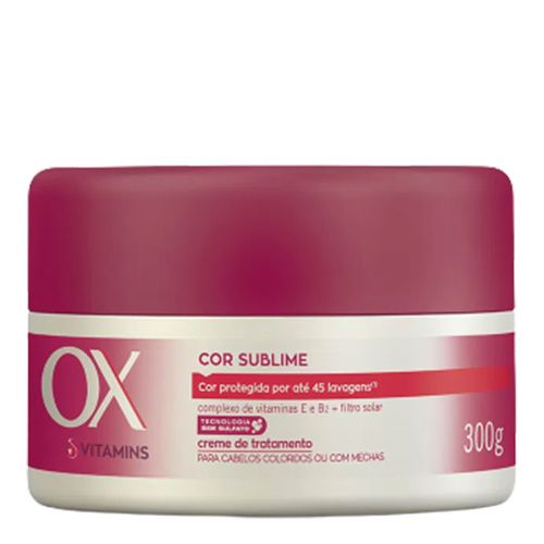 Máscara de Tratamento OX Vitamins Cor Sublime 300gr