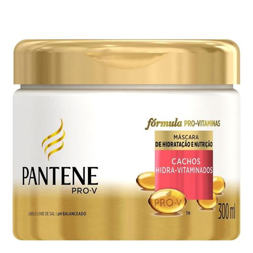 Máscara de Tratamento Pantene Cachos Hidra-Vitaminados 300ml Máscara de Tratamento Pantene Cachos Hidra-Vitaminados 300ml