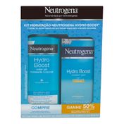 Kit Neutrogena Hydro Boost Water Gel Hidratante Corporal 400ml + Hidratante Facial FPS25 55g
