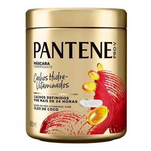 Máscara de Tratamento Pantene Cachos Hidra-Vitaminados 600ml Máscara de Tratamento Pantene Cachos Hidra-Vitaminados 600ml