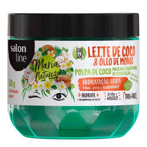 Máscara de Tratamento Salon Line Leite de Coco & Óleo de Monoi 300g