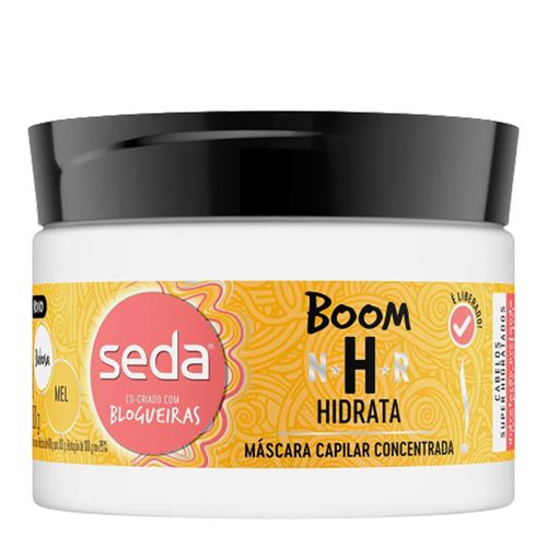 Máscara De Tratamento Seda Boom Hidrata Babosa e Mel 300g