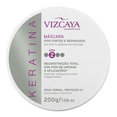 Máscara de Tratamento Vizcaya Keratina 200g Máscara de Tratamento Vizcaya Keratina 200g