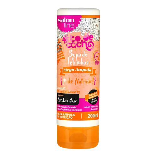 Mega Ampola Salon Line Sopa de Letrinhas Nutrição 200ml Mega Ampola Salon Line Sopa de Letrinhas Nutrição 200ml