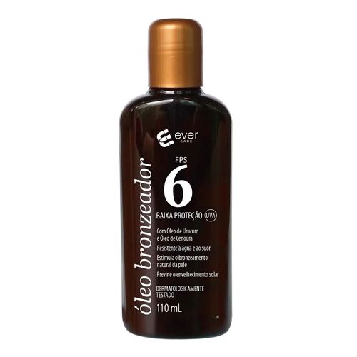 Óleo Bronzeador Ever Care FPS 6 110g