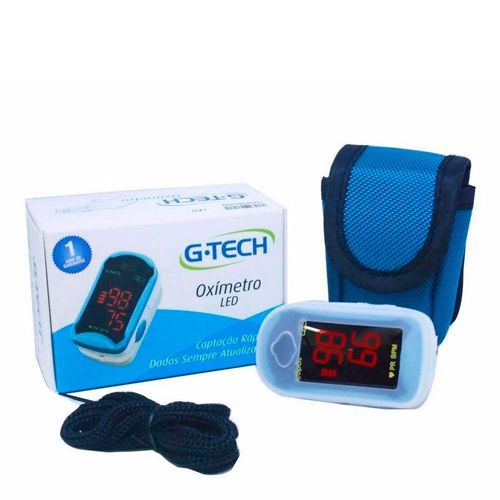 Oxímetro De Pulso G-Tech Led 1 Unidade Oxímetro De Pulso G-Tech Led 1 Unidade