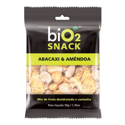 Snack de Abacaxi e Amêndoa - Bio2 - 6 unidades de 50g Snack de Abacaxi e Amêndoa - Bio2 - 6 unidades de 50g