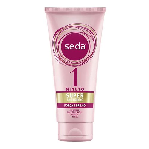 Super Condicionador Seda 1 Minuto Força e Brilho 170ml Super Condicionador Seda 1 Minuto Força e Brilho 170ml