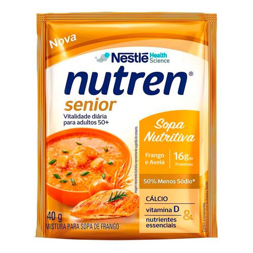 Complemento Alimentar Nutren Senior Sopa Nutritiva Frango e Aveia 40g Complemento Alimentar Nutren Senior Sopa Nutritiva Frango e Aveia 40g