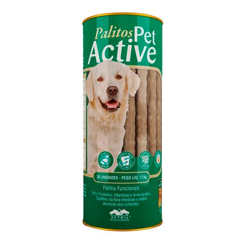 PET ACTIVE PALITOS - 170g - com 30 unidades PET ACTIVE PALITOS - 170g - com 30 unidades