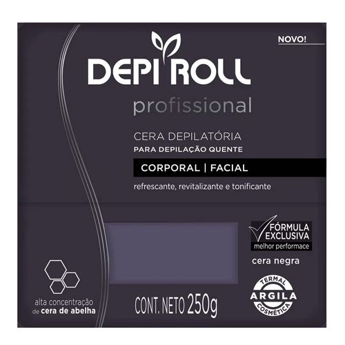 Cera Depilatória Negra Depi Roll 250g Cera Depilatória Negra Depi Roll 250g