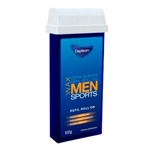 Cera Depilatória Roll On Depilsam Men 100g Cera Depilatória Roll On Depilsam Men 100g