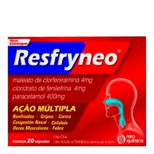 Resfryneo 400mg Elite 20 Cápsulas Resfryneo 400mg Elite 20 Cápsulas
