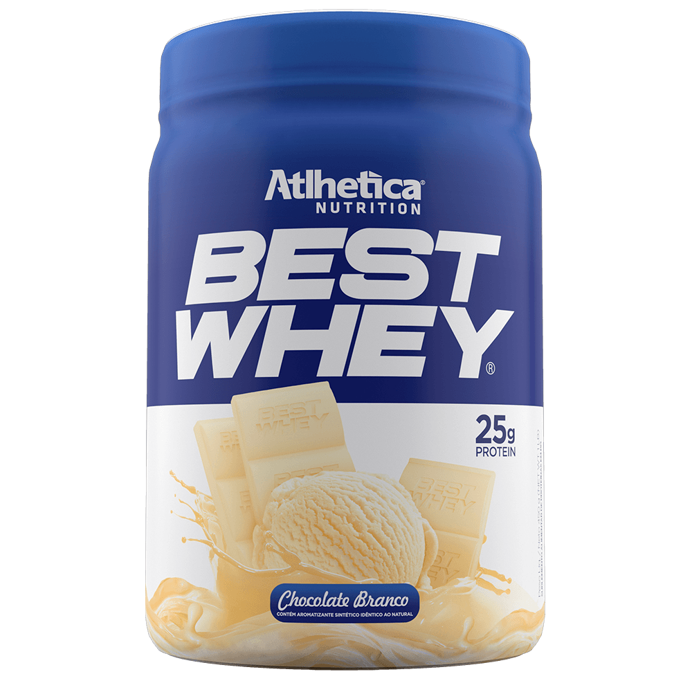 Best Whey Protein Atlhetica Nutrition Chocolate Branco 450g