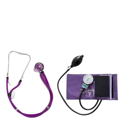 Kit Aparelho de Pressão Roxo Com Esteto Rappaport Roxo CJPA224 P.A. MED Kit Aparelho de Pressão Roxo Com Esteto Rappaport Roxo CJPA224 P.A. MED