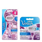 Kit Aparelho Gillette Venus Breeze + Carga 2 Unidades