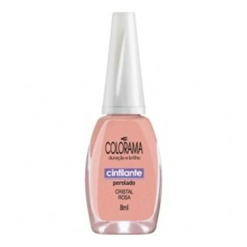 Esmalte Colorama Cintilante Cristal Rosa 8ml Esmalte Colorama Cintilante Cristal Rosa 8ml