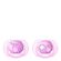 Kit Chupeta Avent Ultra Soft Decorada 6-18 Meses Menina 2 Unidades